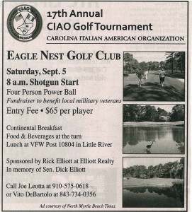 17th Annual CIAO Golf Tournament